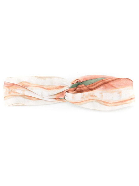  Lygia & Nanny Bethania Wave-print Headband - Multicolour 