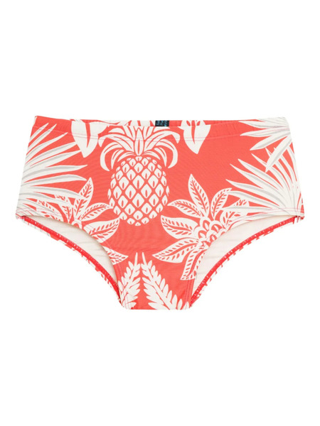  Lygia & Nanny Bob Pineapple-leaf Swim Trunks - Orange 