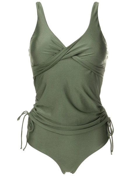 Lygia & Nanny Bruma Twisted Ruched Tankini - Green 