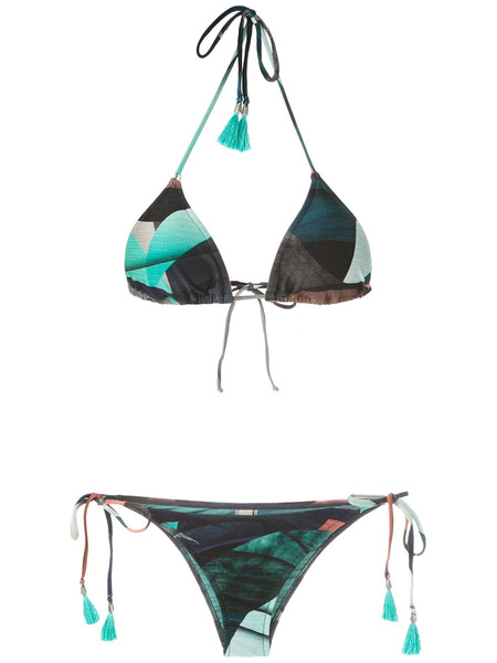  Lygia & Nanny Maya Printed Bikini Set - Blue 