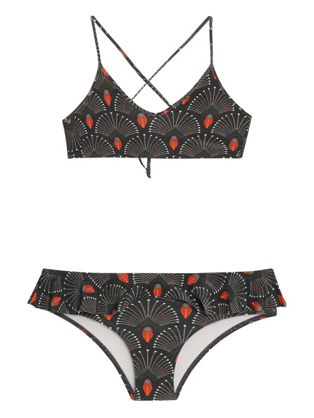  Lygia & Nanny Penelope Cross-back Bikini Set - Black 