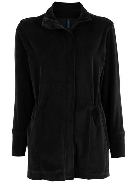  Lygia & Nanny Plush Zip-up Jacket - Black 