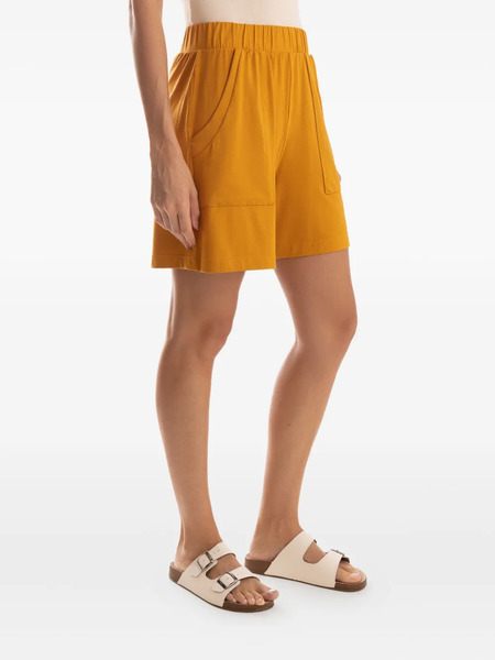  Lygia & Nanny Pocketed Pull-on Knee-length Shorts - Orange 
