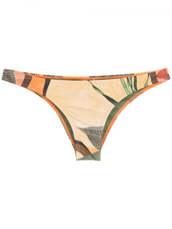  Lygia & Nanny Poipu Leaf-print Pants - Yellow 