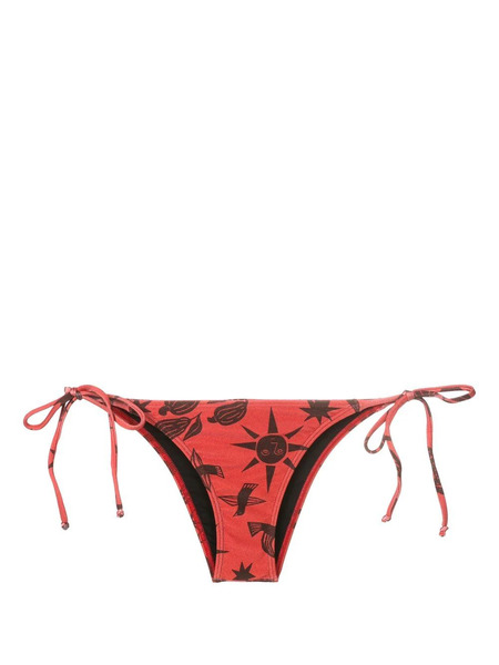  Lygia & Nanny Thai Printed Bikini Bottoms - Brown 