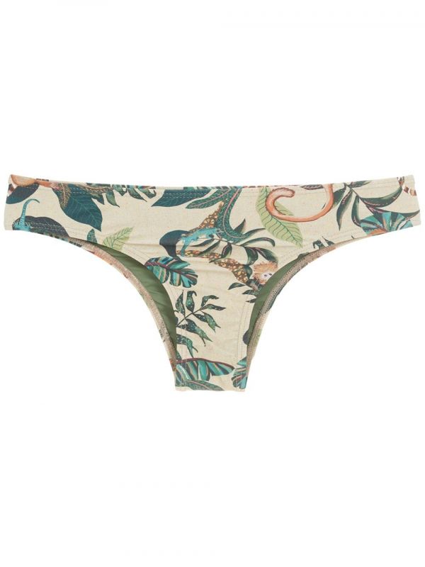  Lygia & Nanny Wakiki Leaf-print Pants - Neutrals 