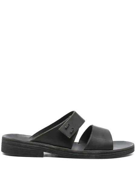  Ma+ Leather Sandals - Black 