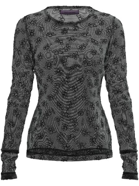  Maccapani Skimpy Monogram-print T-shirt - Black 