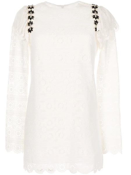  Macgraw Cupid Mini Shift Dress - White 