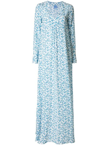  Macgraw Floral Print Dress - Blue 