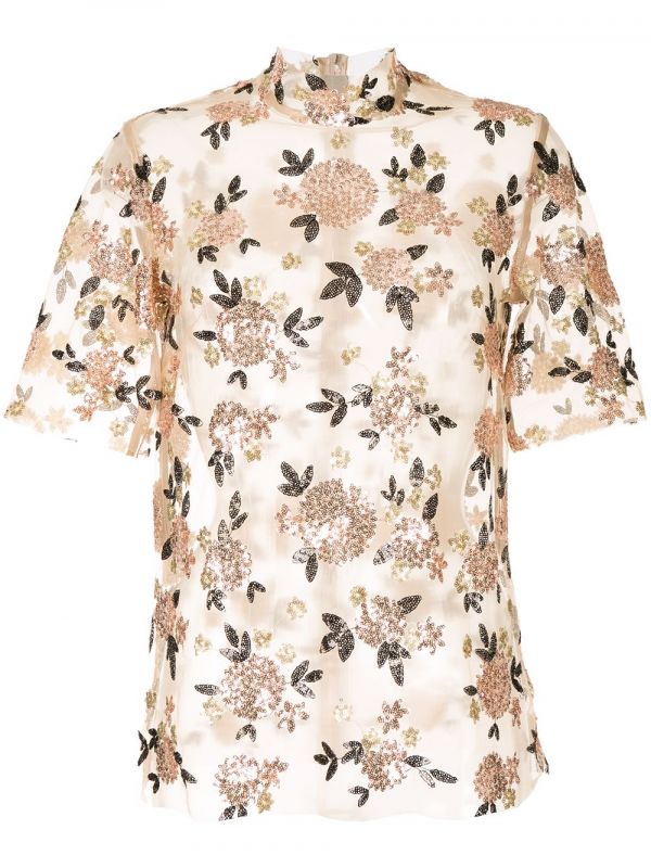  Macgraw Sheer Shell Top - Neutrals 