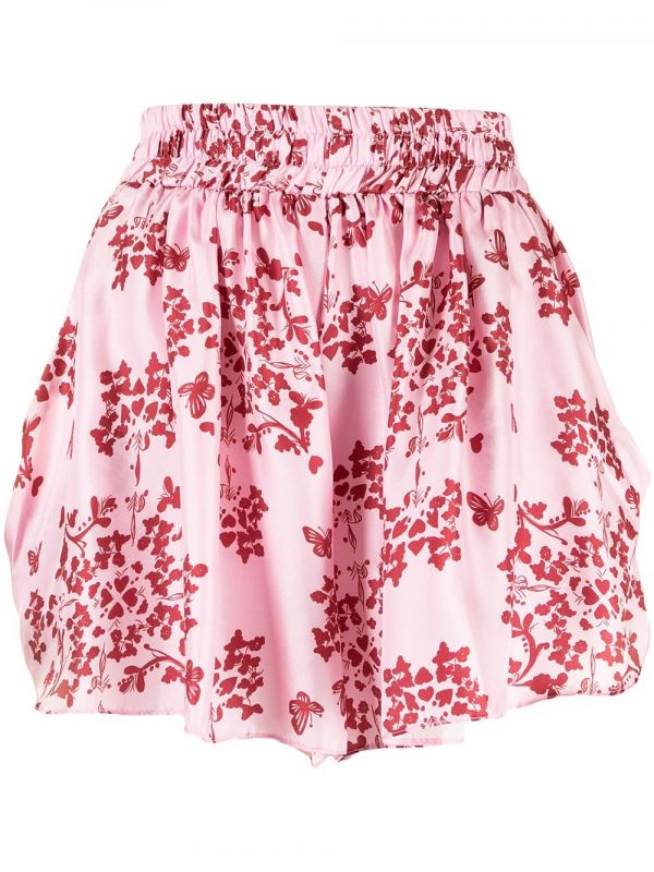  Macgraw Story Pleated Shorts - Pink 
