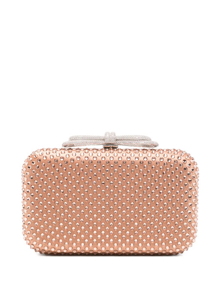  Mach & Mach Bow-embellished Mini Bag - Brown 
