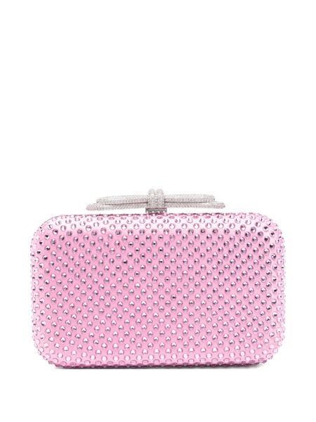  Mach & Mach Crystal-embellished Clutch Bag - Pink 