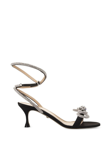  Mach & Mach Double Bow Sandals - Black 