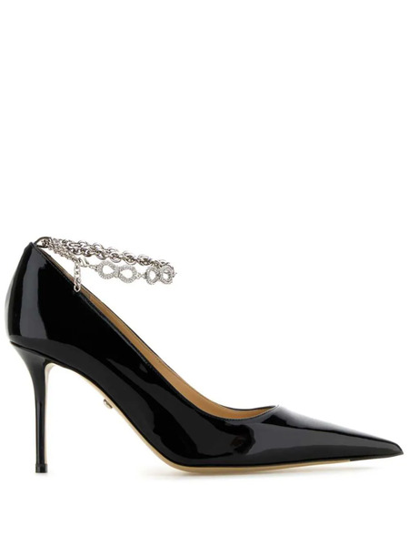  Mach & Mach 85mm Bow Chain Pumps - Black 
