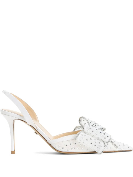  Mach & Mach 85mm Le Cadeau Pumps - White 