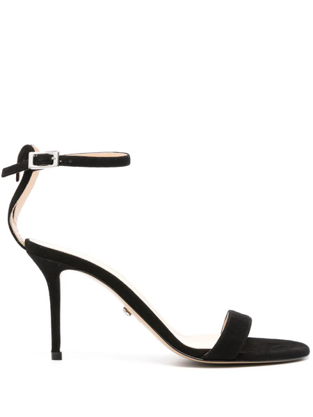  Mach & Mach 90mm Suede Sandals - Black 