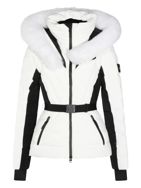  Mackage Belted-waist Ski Jacket - White 