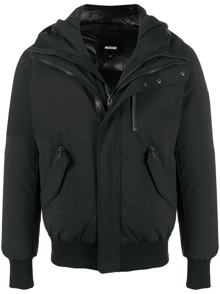  Mackage Dixon Hooded Down Jacket - Black 