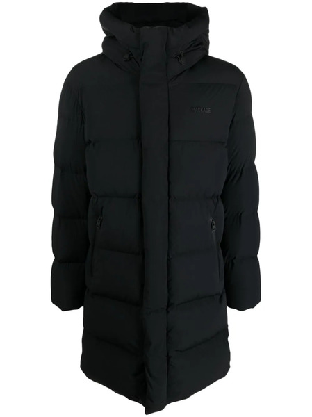  Mackage Logo-embossed Padded Coat - Black 