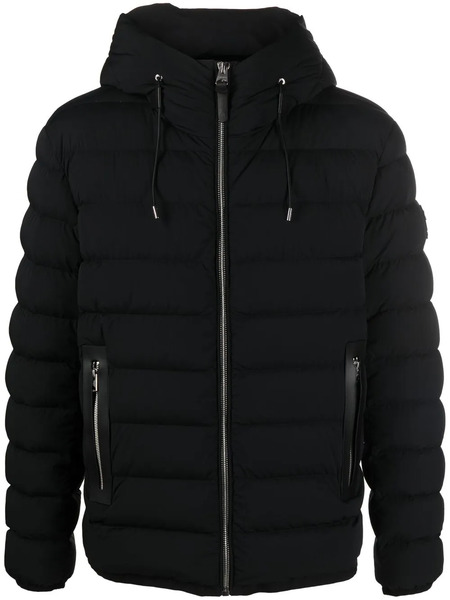  Mackage Padded Hooded Down Jacket - Black 