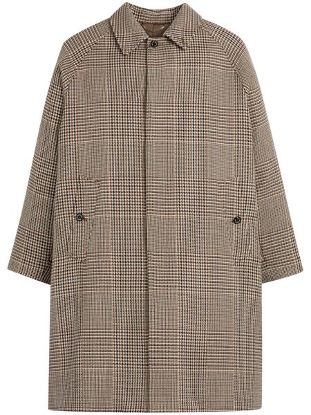  Mackintosh Belford Checked Coat - Brown 