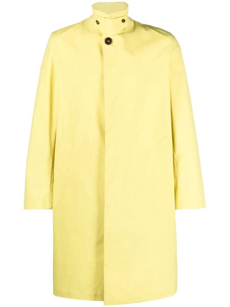  Mackintosh Newington A-line Coat - Yellow 