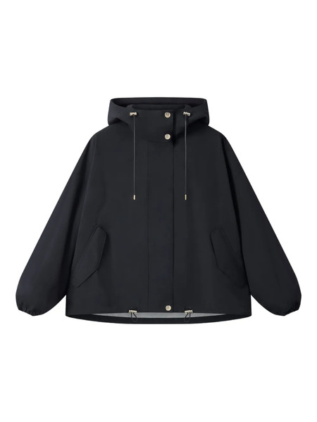  Mackintosh Skye Drawstring Hooded Jacket - Black 