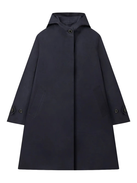  Mackintosh Watten Hooded Coat - Blue 