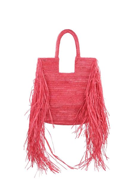  Made For A Woman Kifafa Frange Tote Bag - Pink 