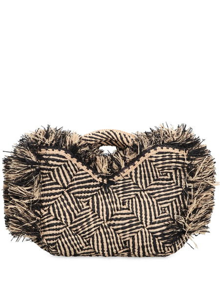  Made For A Woman Zebra Shoulder Bag - Neutrals 