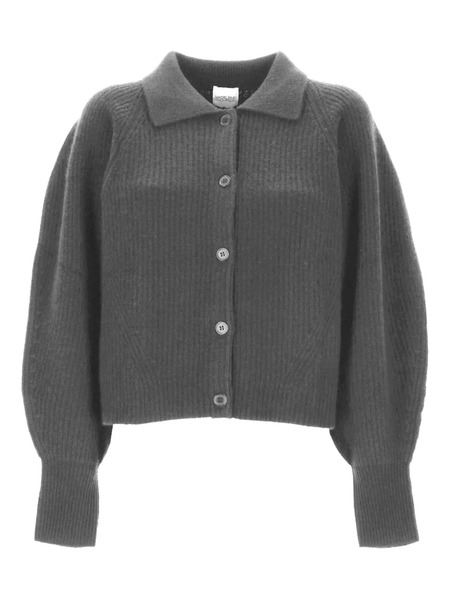  Madeleine Thompson Wool Blend Cardigan - Grey 