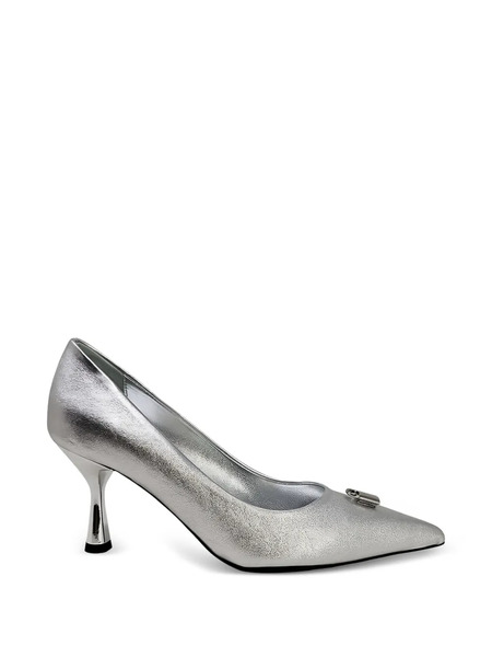  Madison.maison Annuc Lock-detail Pointed Pumps - Silver 
