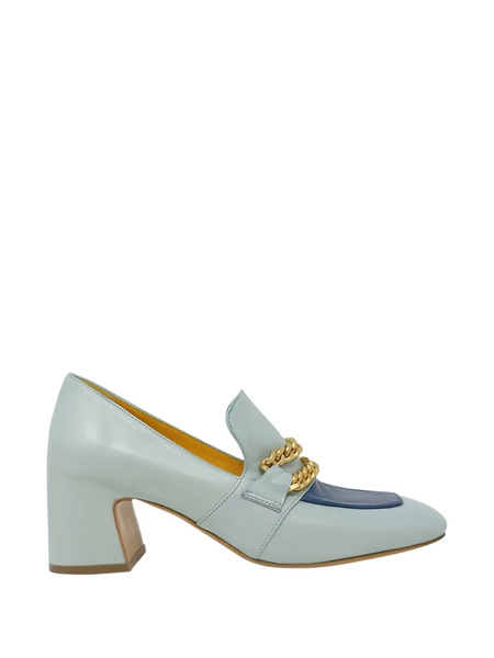  Madison.maison Chain-detail Leather Loafers - Blue 