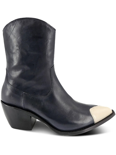  Madison.maison Heart Toe Cowboy Boots - Blue 