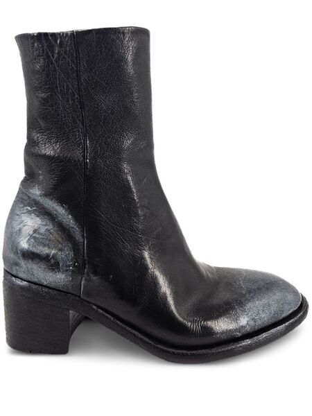  Madison.maison Leather Ankle Boots - Black 