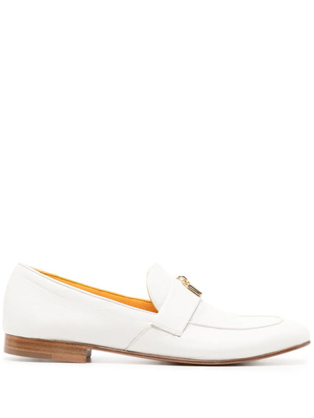 Madison.maison Lock Leather Loafers - White 