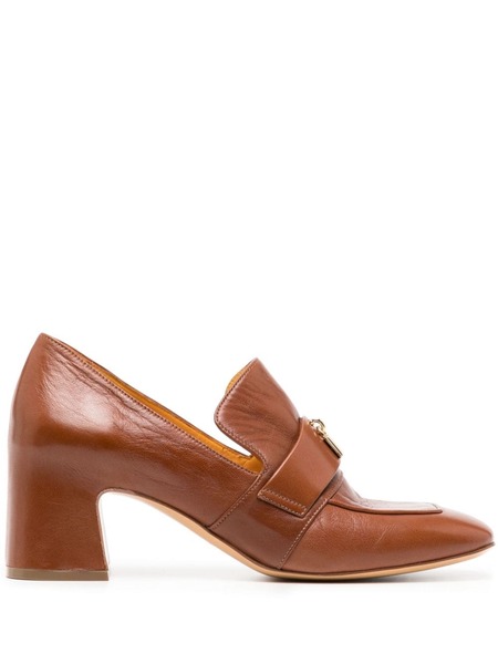  Madison.maison Lock 55mm Leather Pumps - Brown 