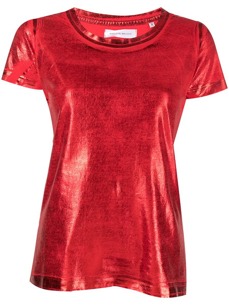  Madison.maison Metallic Lamina T-shirt - Red 