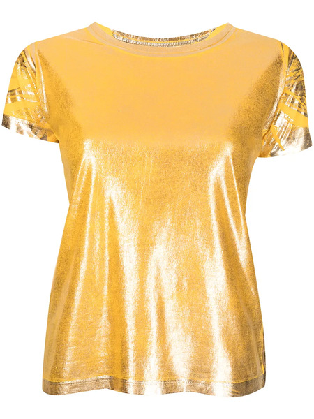  Madison.maison Metallic Lamina T-shirt - Yellow 