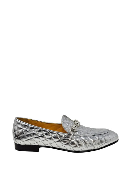  Madison.maison Quilted Loafers - Silver 