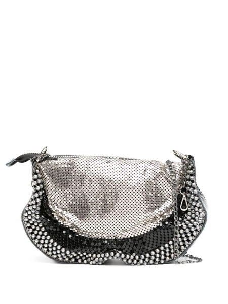  Madison.maison Raquel Mesh Crossbody Bag - Silver 