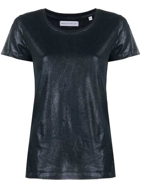  Madison.maison Short-sleve Lamé T-shirt - Blue 