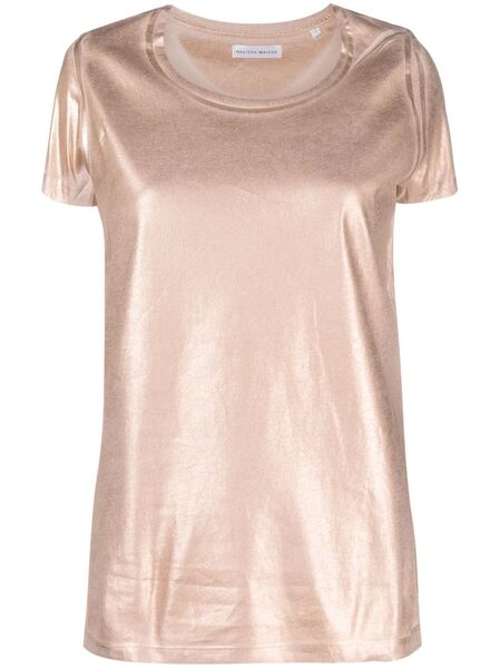  Madison.maison Short-sleve Lamé T-shirt - Pink 