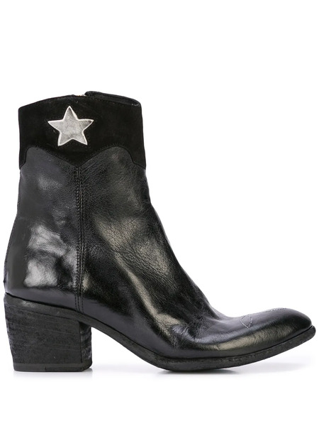  Madison.maison Star-detail Cowboy Boots - Black 