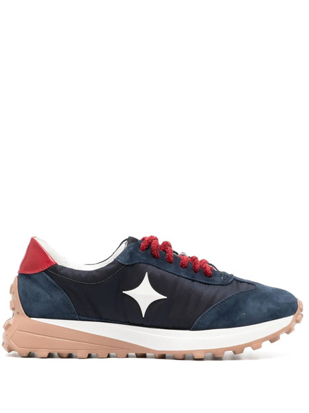  Madison.maison Star Suede-trimmed Sneakers - Blue 