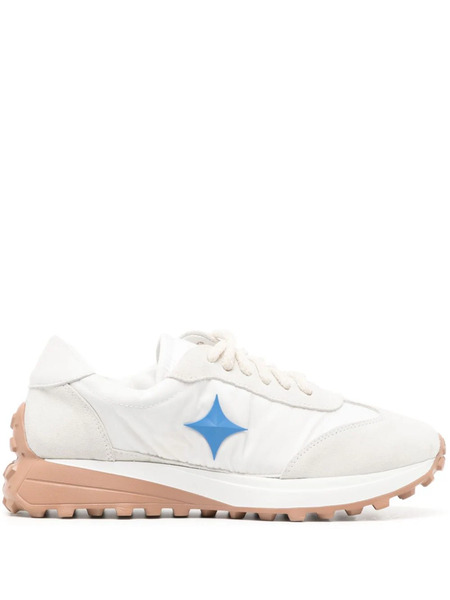  Madison.maison Star Suede-trimmed Sneakers - White 