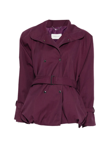  Magda Butrym Belted Double-breasted Jacket - Purple 
