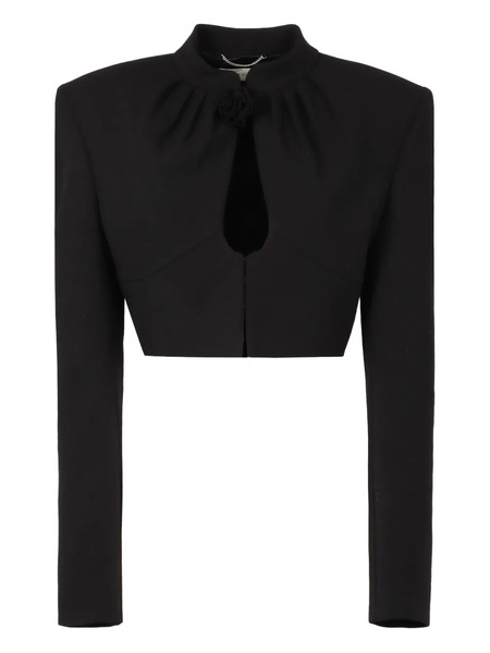  Magda Butrym Cropped Jacket - Black 